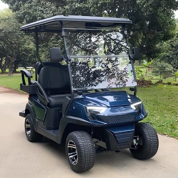 High Comfort Electric Golf Cart 4 Seaters Designed Strong Power Customizable Accessories