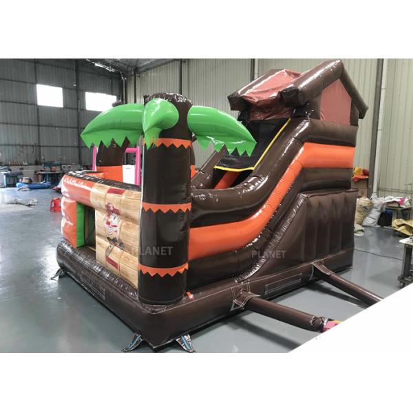 5.5m Inflatable Pirate Ship Jumping Castle Combo For Adult Kids