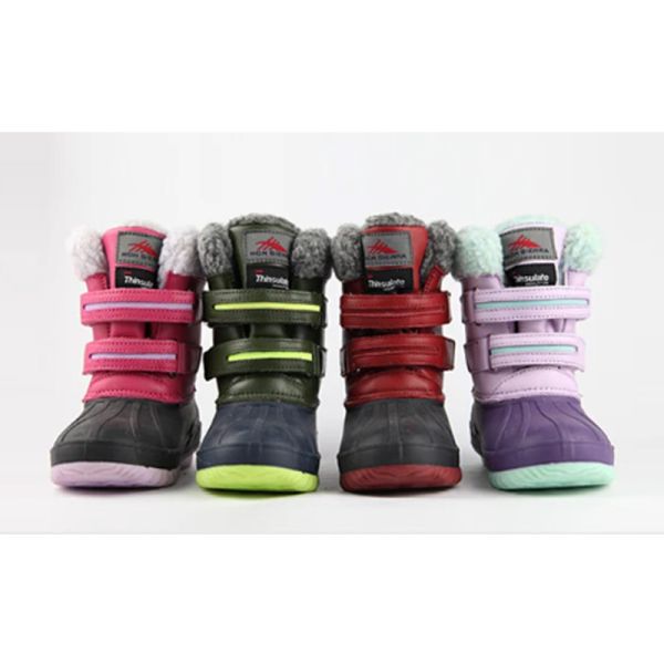 Young Girl Warm Winter Boots Mid-Tube Lightweight Waterproof