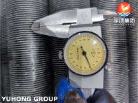 Échangeur de chaleur tube à aileron, type extrudé, ASTM A213 TP304 avec aluminium 6063