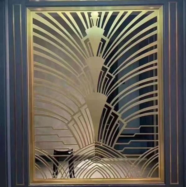 Interior Decoration CNC Cut Metal Screen Home Room Partition Panels