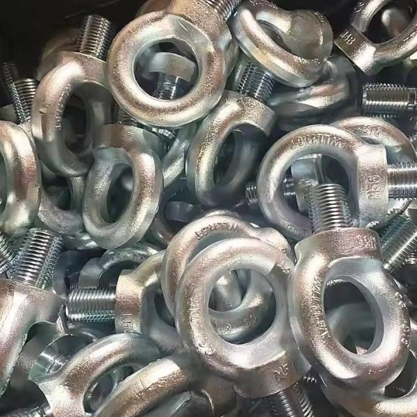 Carbon Steel DIN582 Eye Bolt Eye Nut Lifting Ring Bolt M6-M100 with Galvanized Finish