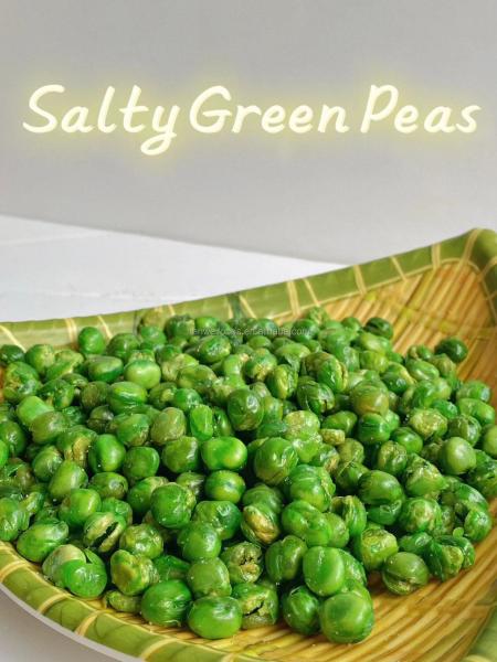 Sabor picante Pea Snacks do alho saudável fresco quente do Wasabi do petisco das ervilhas verdes da venda multi