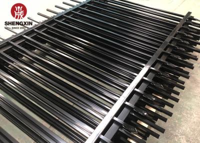 Zinc Coated 1.8x2.4m Steel Fence Panel Metal Wrought Iron
