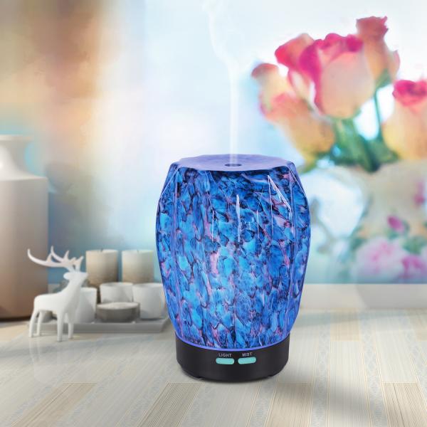 New Product Ideas 2018 Humidifier Unique Glass Oil Diffuser With Colorful Lights RY32A