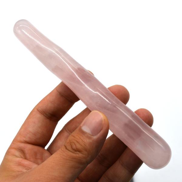 Carved Technique 250mm Crystal Glass Dildo Massage Wand for Women Yoni Wand Stick Feng Shui Style Customized Logo
