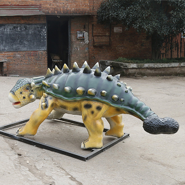 Durable Realistic Fiberglass Dinosaur Statues Outdoor Waterproof