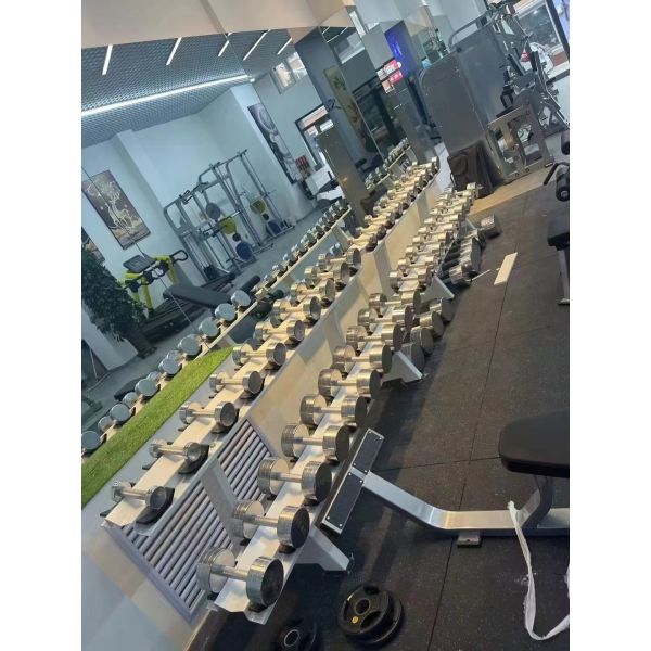Wholesale  Heavy Duty Chrome Dumbbells Chrome Dumbbells for Strength Training & Bodybuilding for Professional Gym