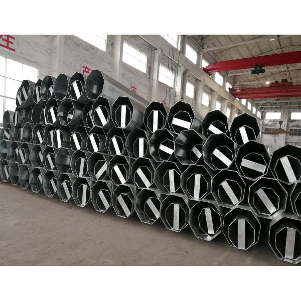30ft 40ft Octagon Shape Galvanized Pole For Electricity Transmission Line