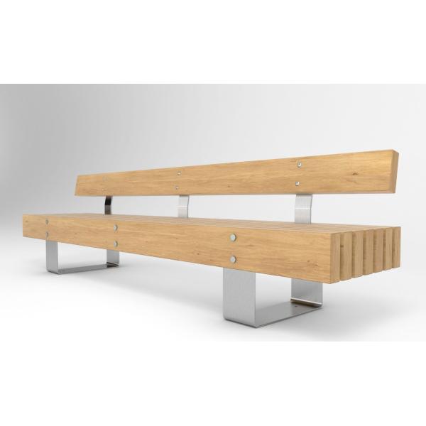 Суд торгового центра длинного металла цены по прейскуранту завода-изготовителя Суда улицы Commerical Backless на открытом воздухе твердый деревянный