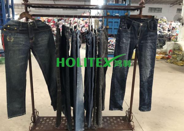 Korean Style Used Mens Pants , Second Hand Mens Jeans Pants For Southeast Asia