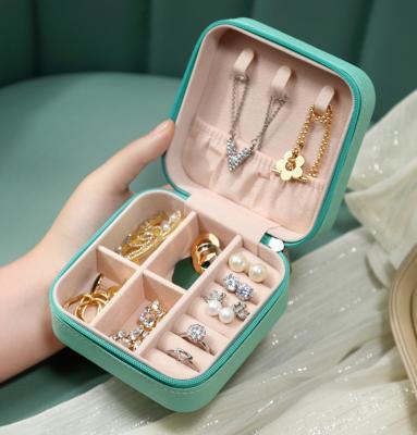 ODM Blue Velvet Jewelry Gift Boxes Bulk Storage for Earring Bracelet Necklace Ring 10x10