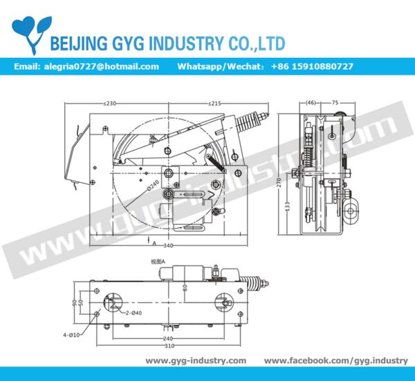 ELEVATOR SPEED GOVERNOR GX-240A  ONE - WAY GOVERNOR STANDARD AC220V