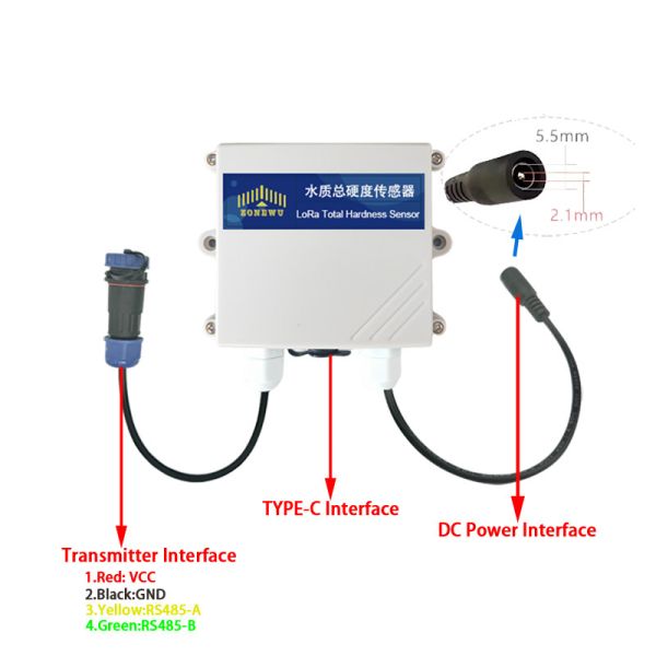 ZONEWU LoRaWAN Water Hardness Sensor | IoT Water Quality Testing for Drinking Water Systems