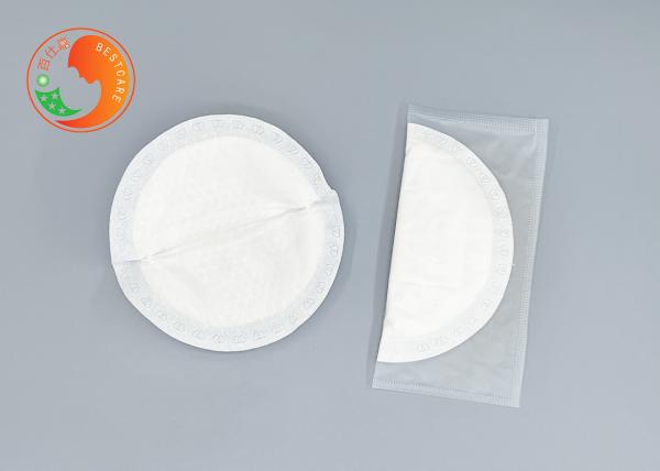 Round Shape Hygiene Disposable Breast Pads High Absorbing Customizable