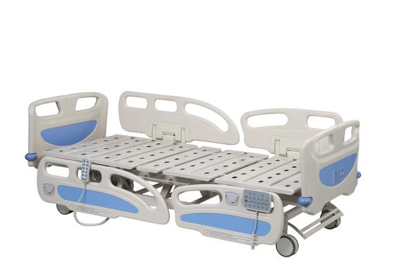 4 Double Side Silcent Wheels Hospital Style Beds For Home Use
