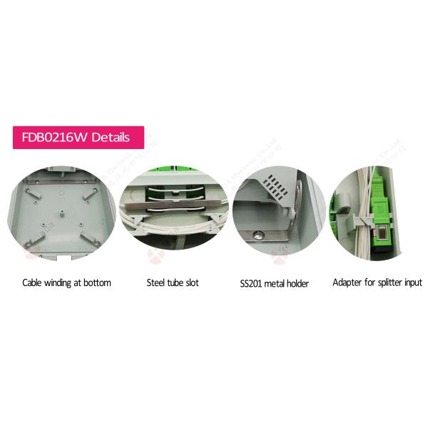 Внешнее волокно КОРОБКИ ВОРСИНЫ - прекращение оптического кабеля кладет 16 утверждение в коробку ИСО РОХС портов ИП65