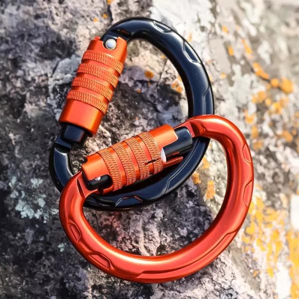 Polished Carabiner Hook Aluminum Custom Clip Hook for General Industry