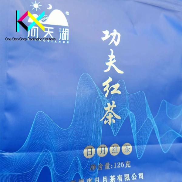Digital Printing High Barrier Tea Packaging Pouch Customized Tea Stand Up Pouches