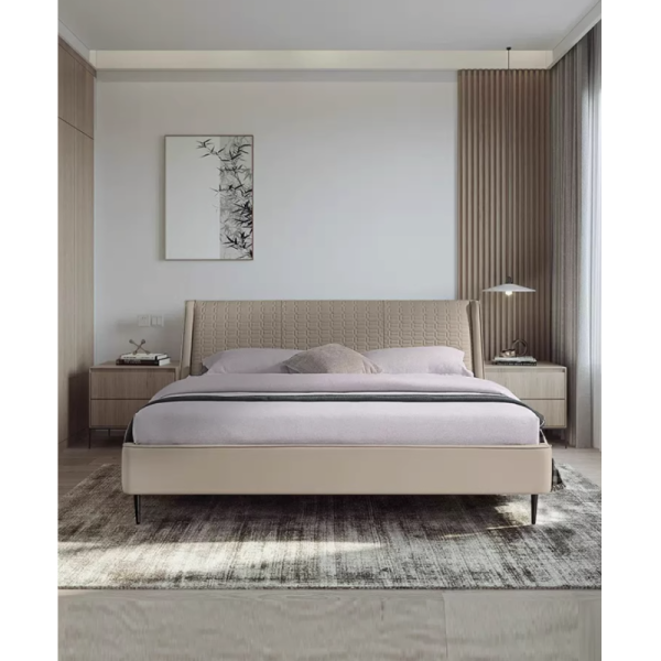 Factory Price Luxury Solid Wood Modern Bedroom Furniture Set for Five-Star Hotels One-Stop Design Procurement Service for