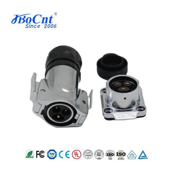 3 Pin Circular Power Connector Plug Socket Gold Plated Pin Connector 10A Power Circular Connector