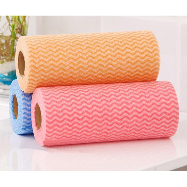 Disposable Spunlace Nonwoven Wipes Cleaning Wipes With Different Color