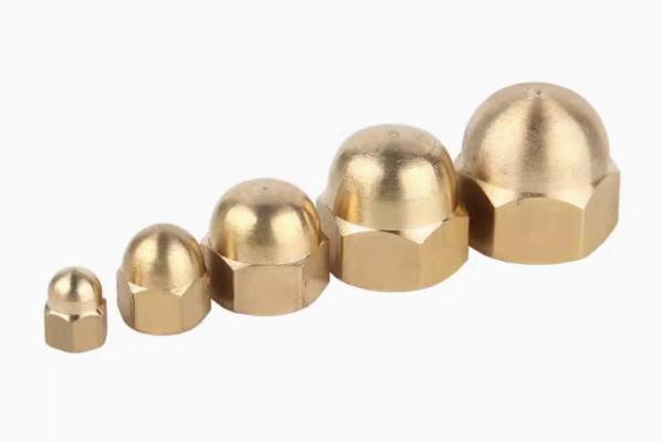 Premium M12 & M20 Brass Dome Cap Nuts Metal Fastening Offered in Sizes T1 T2 T3