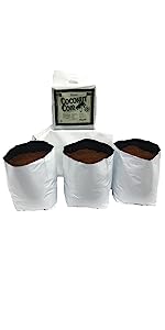 Nursery Growing Bags Large, 7.8x8.6 inches Biodegradable Fabric Seedling Grow Bag, Seed Starting Pots Pouches