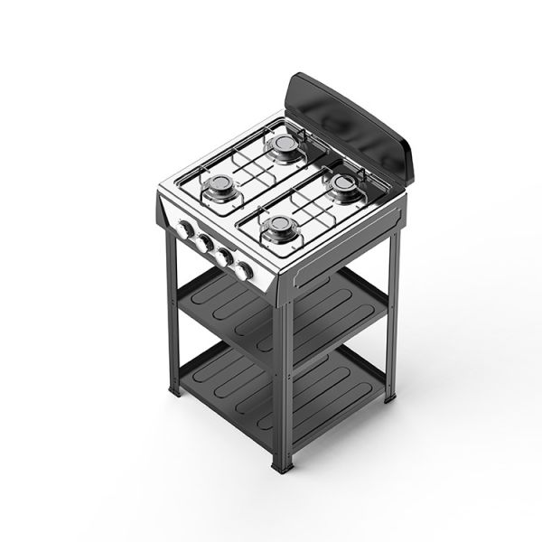Simple Operation Four Burner Gas Stove Wholesale Home Built In Kitchen Gas Cooker