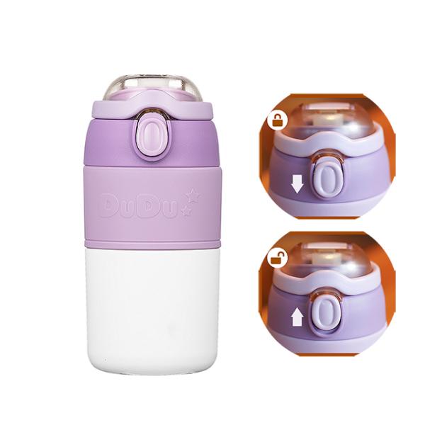 Business Gifts High Grade Double Wall Stainless Steel Water Bottle with Straw Cup Set