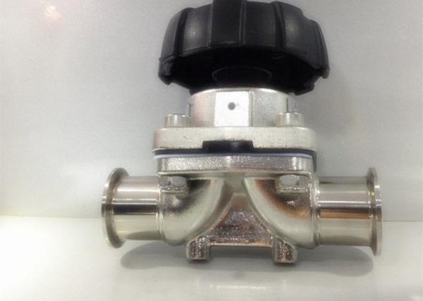 ASME BPE 2 Way Sanitary Diaphragm Valves 2'' X 0.065'' With Tri Clamp Ends
