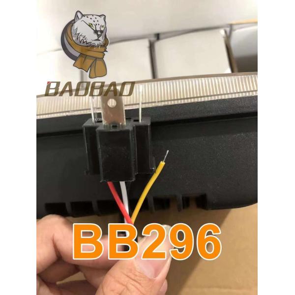 5 Inch Plastic Blue Red Flash 80V LED Headlight For Harley Davidson Accessories