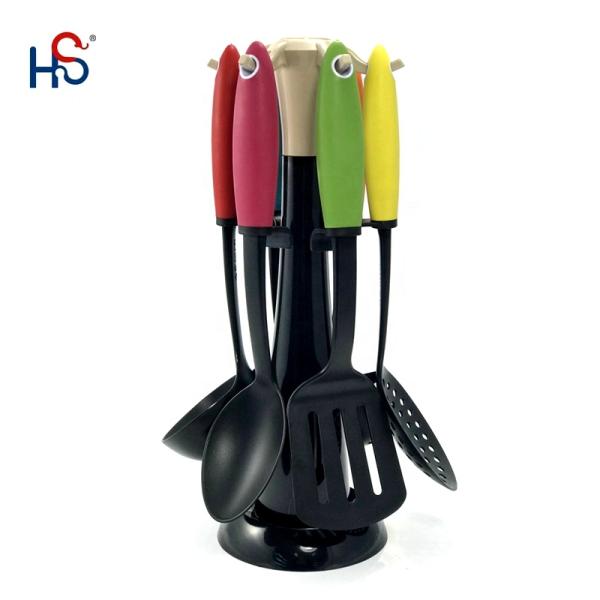 210pcs Kitchen Utensil Set with Heat-resistant Nylon Material Beautiful Cooking Tools