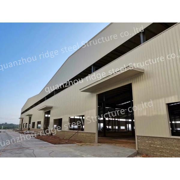 Light Steel Structure Prefabrication Metal Factory Portal Frame Steel Structure Workshop Building Custom Metal Buildings