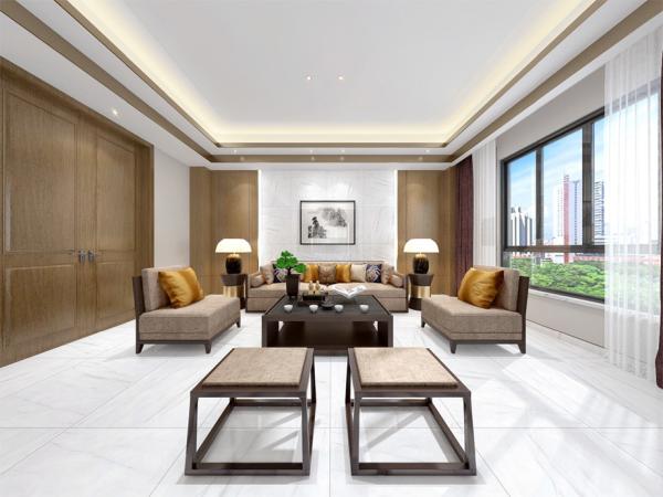 Carrara White Polished Porcelain Tile 800x800mm Grade AAA