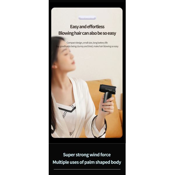 Dual Use Portable Wireless Rechargeable Air Duster Vacuum Cleaning Tool OEM Color