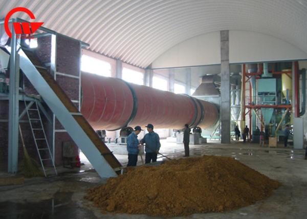 Secador de cilindro do aço carbono único, secador giratório do estojo compacto do cabelo do porco do controle do PLC