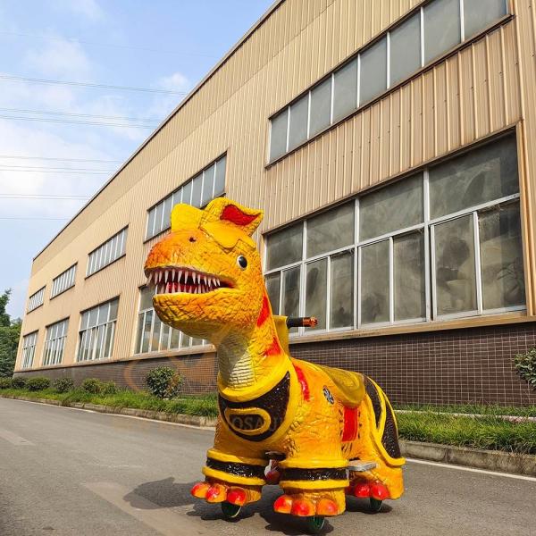 Shopping Mall Electric Dinosaur Ride on for Kids and Adults