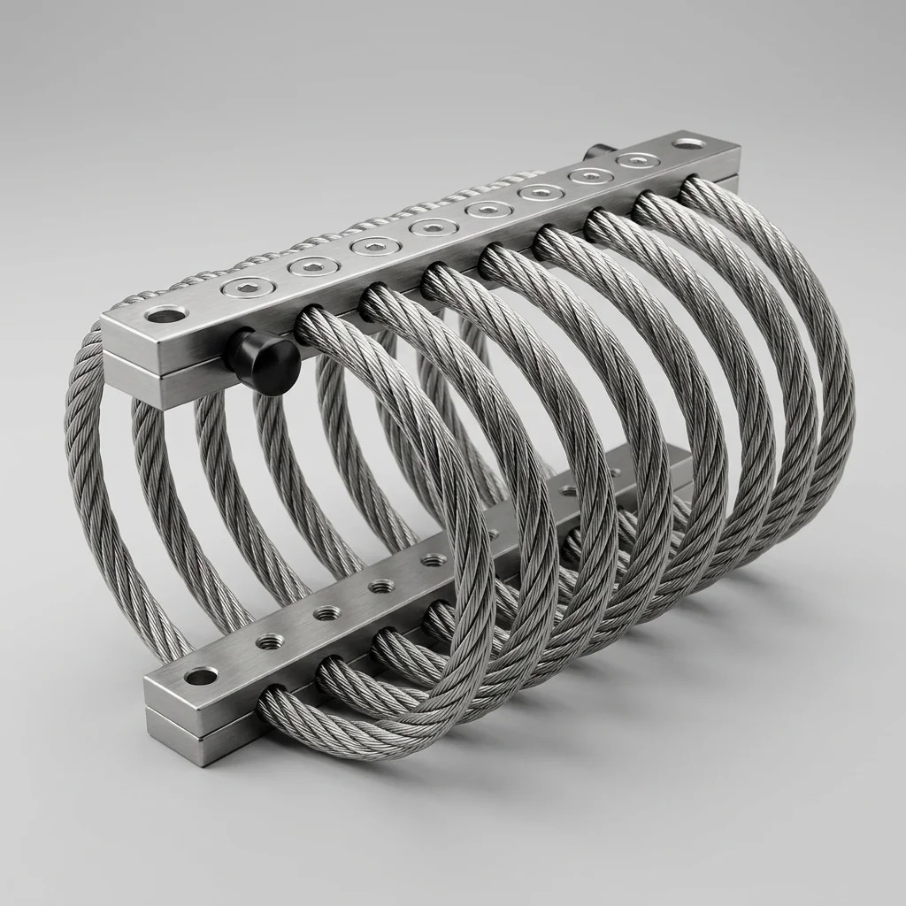 JGX-0958D-108A Wire Rope Vibration Isolator Pre-Validated FEA Models Reverse Engineering Support