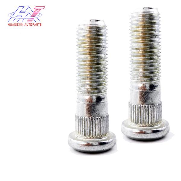 White Zinc Plated Car Stud Bolt 10.9 Grade Silvery For Replace