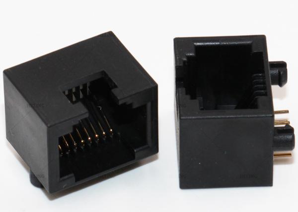RJ45 Unshielded através do conector do furo, soquete modular R do PWB RJ45/A