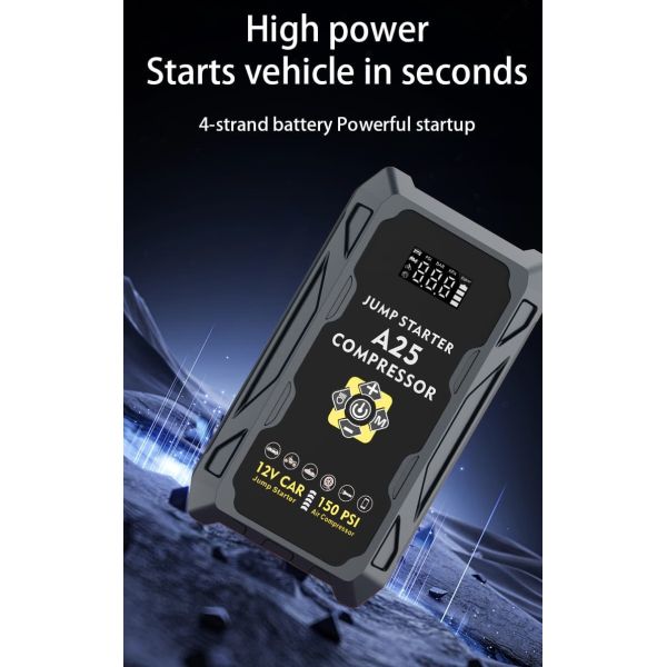 3000A Portable Jump Starter 4 In 1 Car Battery Charger Booster Starter