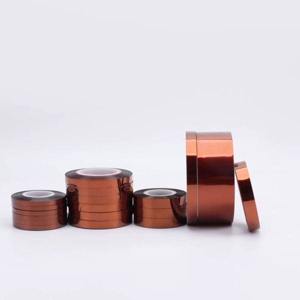 Manufacturer Brown Gold Finger Tape High-temperature Heat-resistant Insulation No Residue Anti-static PI Polyimide Adhesive