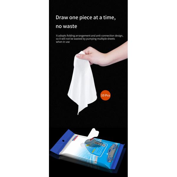 Microfiber Cloth Car Interior Cleaning Wipes For Dashboard Leather Moisturizing