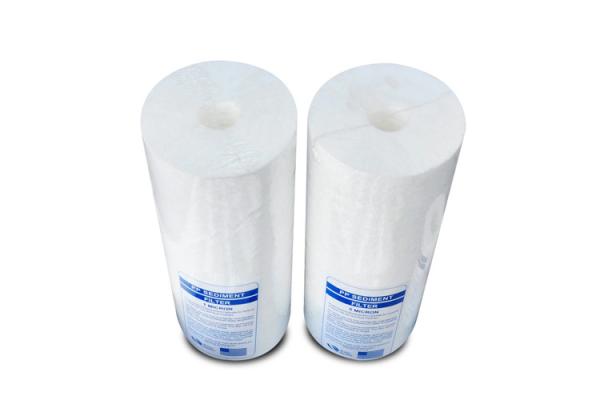 Customizable Polypropylene Water Purifier Filter Cartridge 1um Density White Color