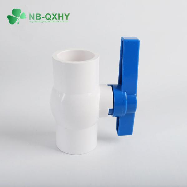 Manual Long Handle 63mm Plastic Valve for Water Supply Sch40 PVC Compact Ball Valve