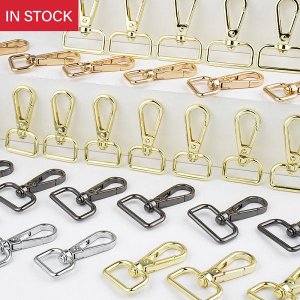 Custom 1 Metal Swivel Snap Hooks for Luxury Bag Hardware Spring Metal