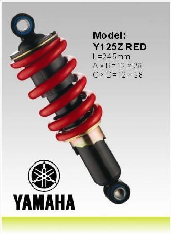 Yamaha Y125 Z Motor Rear Shocks , 245MM Length Shock Absorber Brazil Motorcycle Spare Parts