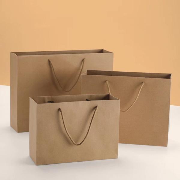 Shoes Custom Paper Shopping Bags Bronzing Silver 250gsm Ivory Favour Bags