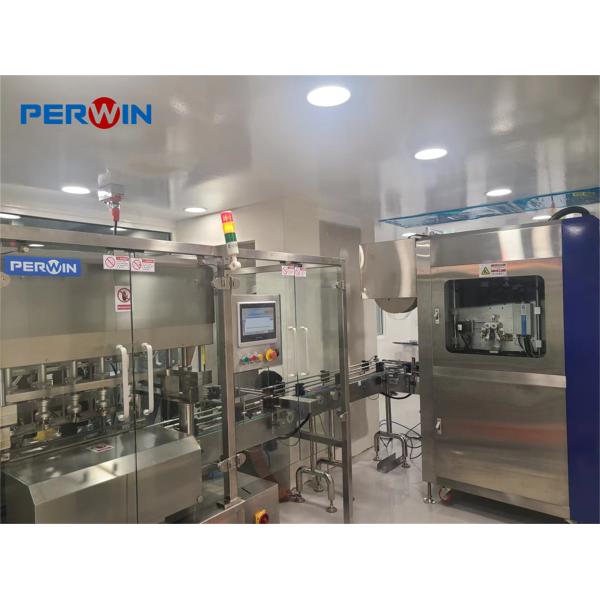 Máquina de preenchimento de sera animal com bomba peristáltica com cabeças de preenchimento e tampa a servo motor